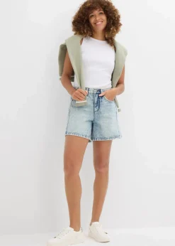 Jeans-Shorts Mid Waist, Low Stretch|bonprix Discount