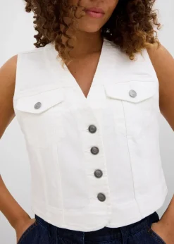 Jeansweste mit Stretch|bonprix Outlet