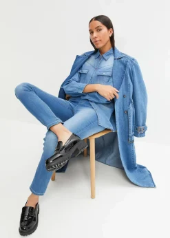 bonprix Jeans|Bekleidung·Shirts & Tops|Jeggings blau denim