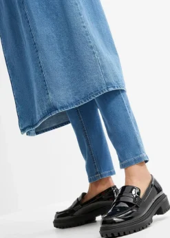 bonprix Jeans|Bekleidung·Shirts & Tops|Jeggings blau denim