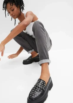 bonprix Bekleidung·Shirts & Tops|Jeans|Jeggings schwarz denim