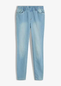 bonprix Jeans|Bekleidung·Shirts & Tops|Jeggings mittelblau denim