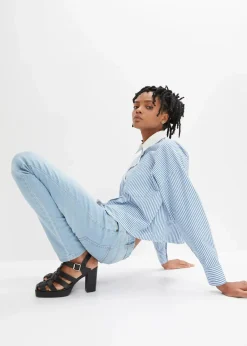 bonprix Jeans|Bekleidung·Shirts & Tops|Jeggings mittelblau denim