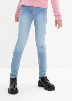 bonprix Mädchen 9-16 Jahre·Mehrfachpacks|Mädchen 9-16 Jahre·Jeans|Jeggings Mid Waist (2er Pack) dunkelblau denim+hellblau denim