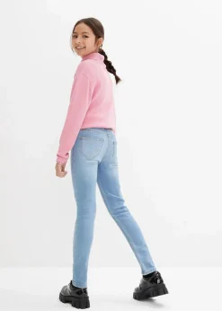 bonprix Mädchen 9-16 Jahre·Mehrfachpacks|Mädchen 9-16 Jahre·Jeans|Jeggings Mid Waist (2er Pack) dunkelblau denim+hellblau denim