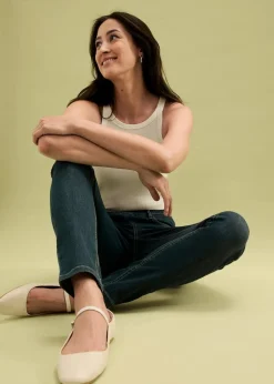 bonprix Bekleidung·Shirts & Tops|Jeans|Jeggings High Waist, Bequembund nachtblau denim