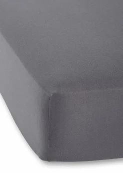 bonprix Laken & Matratzenauflagen|Laken & Matratzenauflagen|Jersey 40cm Spannbettlaken anthrazit