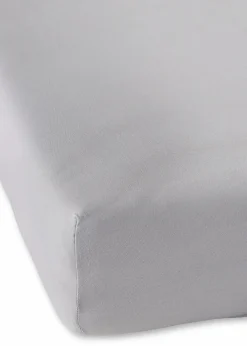 bonprix Laken & Matratzenauflagen|Laken & Matratzenauflagen|Jersey Comfort Spannbettlaken hellgrau