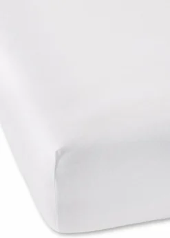 bonprix Laken & Matratzenauflagen|Laken & Matratzenauflagen|Jersey Comfort Spannbettlaken weiß
