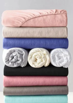 Jersey Comfort Spannbettlaken|bonprix Hot