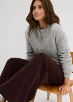 Jersey Frottee-Hose|bonprix New