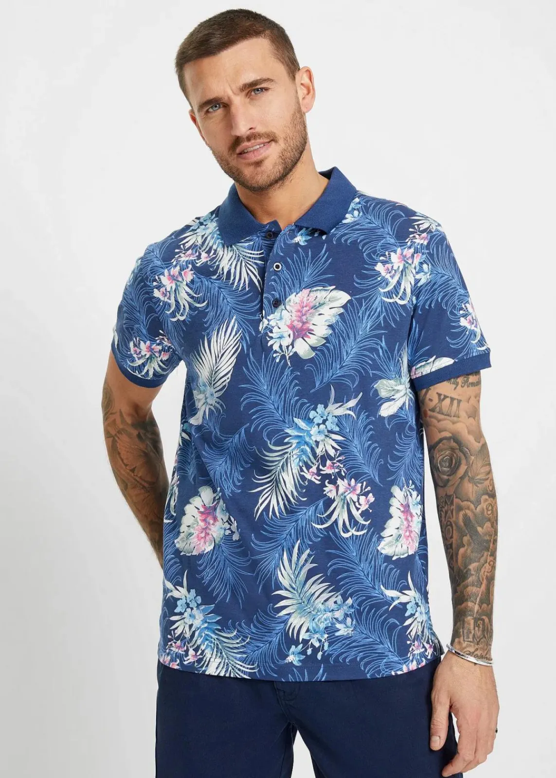 Jersey Poloshirt aus reiner Bio-Baumwolle, Kurzarm|bonprix Online