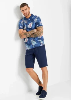 Jersey Poloshirt aus reiner Bio-Baumwolle, Kurzarm|bonprix Online