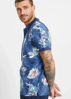 Jersey Poloshirt aus reiner Bio-Baumwolle, Kurzarm|bonprix Online