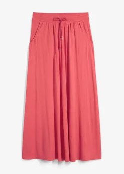 bonprix Röcke|Nachhaltigere Materialien|Jersey Rock aus Viskose-Mix mattkoralle