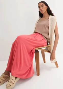 bonprix Röcke|Nachhaltigere Materialien|Jersey Rock aus Viskose-Mix mattkoralle