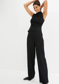 bonprix Jumpsuits|Zweiteiler & Sets|Jersey Set schwarz