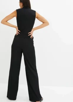 bonprix Jumpsuits|Zweiteiler & Sets|Jersey Set schwarz