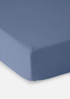 bonprix Laken & Matratzenauflagen|Laken & Matratzenauflagen|Jersey Spannbettlaken blau