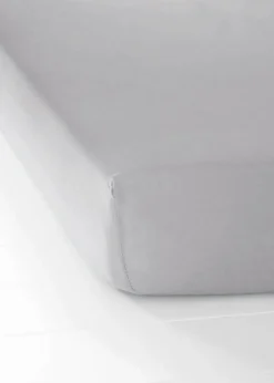 bonprix Laken & Matratzenauflagen|Laken & Matratzenauflagen|Jersey Spannbettlaken hellgrau
