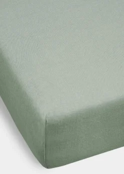 bonprix Laken & Matratzenauflagen|Laken & Matratzenauflagen|Jersey Spannbettlaken graugrün