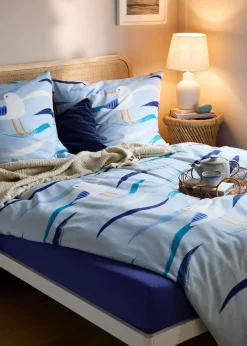 bonprix Laken & Matratzenauflagen|Laken & Matratzenauflagen|Jersey Spannbettlaken blau