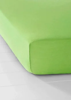 bonprix Laken & Matratzenauflagen|Laken & Matratzenauflagen|Jersey Spannbettlaken grün