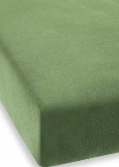 bonprix Laken & Matratzenauflagen|Laken & Matratzenauflagen|Jersey Spannbettlaken in Trendfarben grün