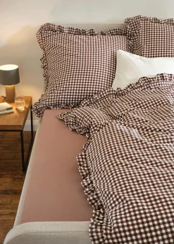 bonprix Laken & Matratzenauflagen|Laken & Matratzenauflagen|Jersey Spannbettlaken in Trendfarben hellbraun