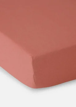 bonprix Laken & Matratzenauflagen|Laken & Matratzenauflagen|Jersey Spannbettlaken in Frühlingsfarben koralle