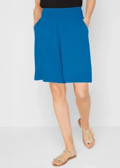 bonprix Nachhaltigere Materialien|Hosen|Jersey-Bermuda aus Viskose-Mix arktikblau