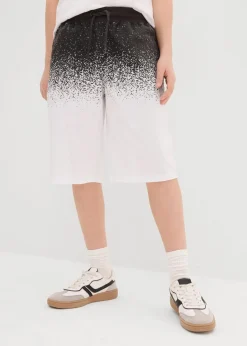 Jersey-Bermuda (2er Pack) aus reiner Bio Baumwolle|bonprix Outlet