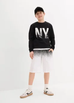 Jersey-Bermuda (2er Pack) aus reiner Bio Baumwolle|bonprix Outlet