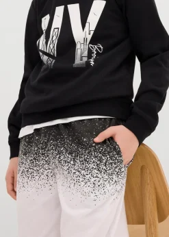 Jersey-Bermuda (2er Pack) aus reiner Bio Baumwolle|bonprix Outlet