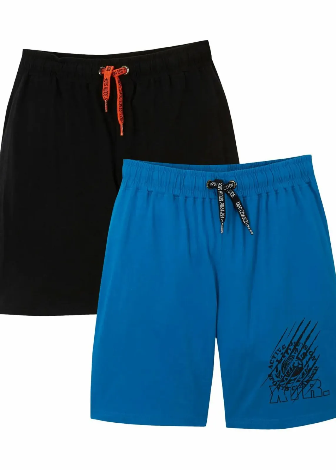 Jersey-Bermuda (2er Pack) mit Bio-Baumwolle|bonprix Sale