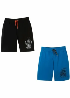 Jersey-Bermuda (2er Pack) mit Bio-Baumwolle|bonprix Sale