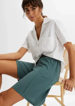 Jersey-Bermuda mit Bequembund|bonprix Sale