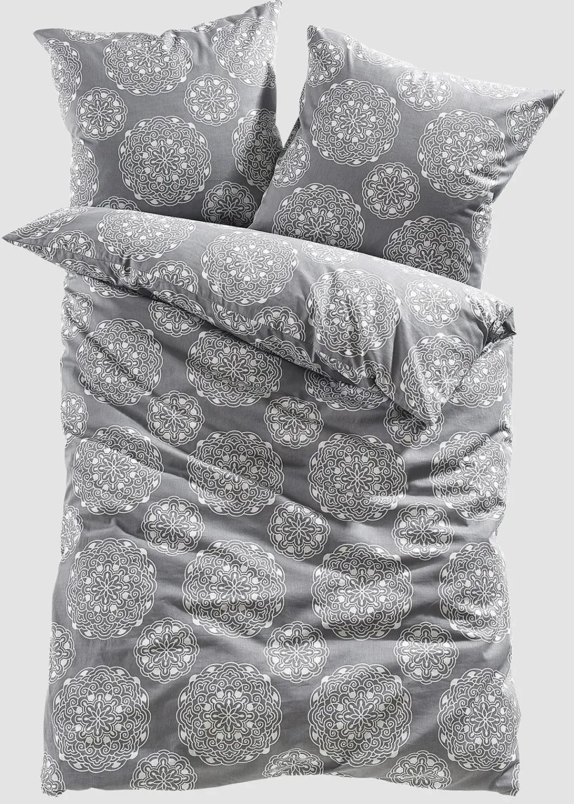 bonprix Bettwäsche|Jersey-Bettwäsche anthrazit