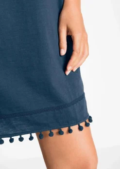 Jersey-Carmenkleid aus reiner Baumwolle|bonprix Sale