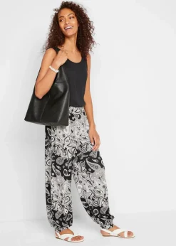 Jersey-Haremshose aus fließendem Viskose-Mix|bonprix Sale