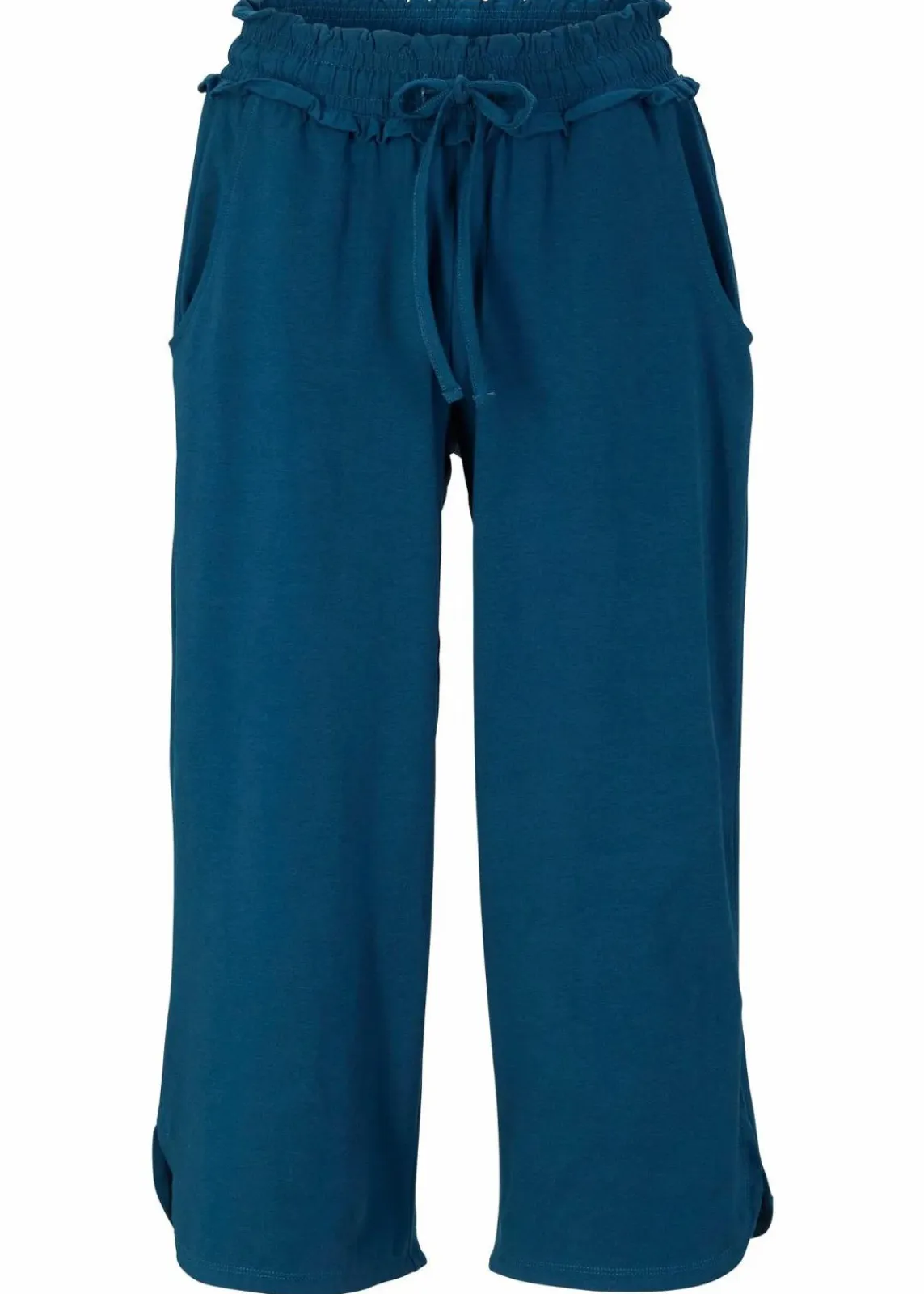 bonprix Hosen|Jersey-Hose aus Baumwoll-Mix blaupetrol