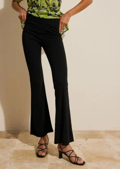 bonprix Bekleidung·Kleider|Hosen|Jersey-Hose aus fließendem Viskose-Mix schwarz