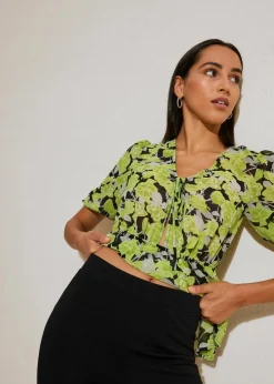 bonprix Bekleidung·Kleider|Hosen|Jersey-Hose aus fließendem Viskose-Mix schwarz