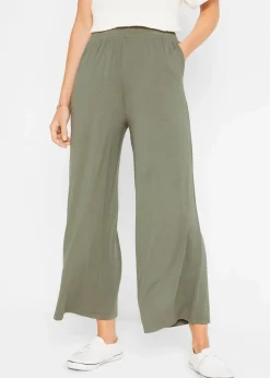 Jersey-Hose aus fließendem Viskose-Mix, 7-8-Länge|bonprix New