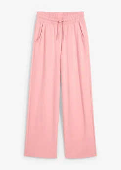 bonprix Hosen|Zweiteiler & Sets|Jersey-Hose aus Interlock softrosa