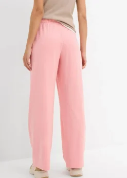 bonprix Hosen|Zweiteiler & Sets|Jersey-Hose aus Interlock softrosa