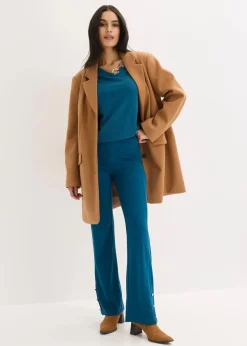 Jersey-Hose aus Punto di Roma|bonprix