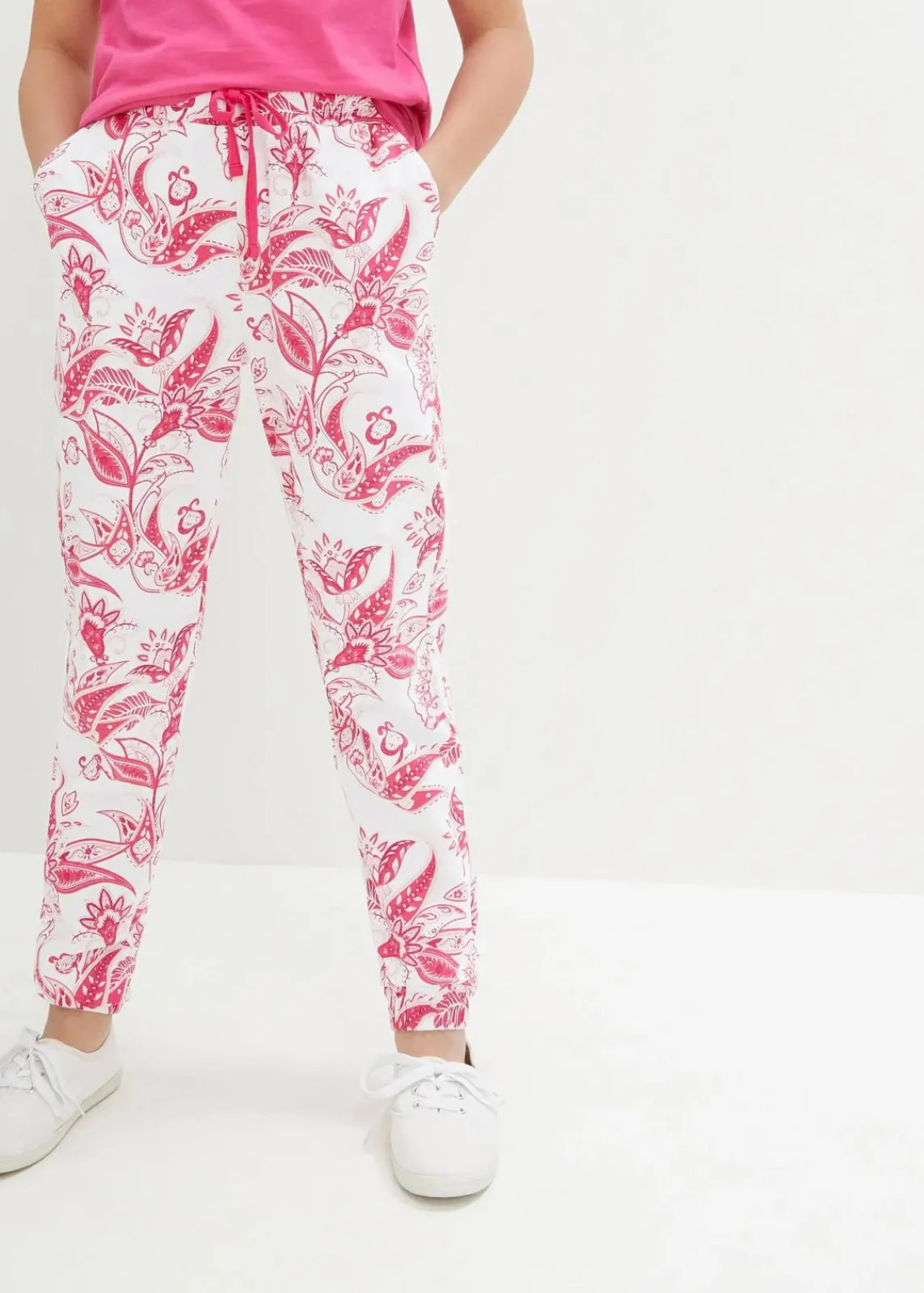 Jersey-Hose aus reiner Baumwolle|bonprix Hot