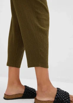 Jersey-Hose aus Strukturmaterial|bonprix Hot