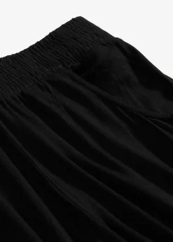 bonprix Bekleidung·Kleider|Hosen|Jersey-Hose mit Bequembund schwarz